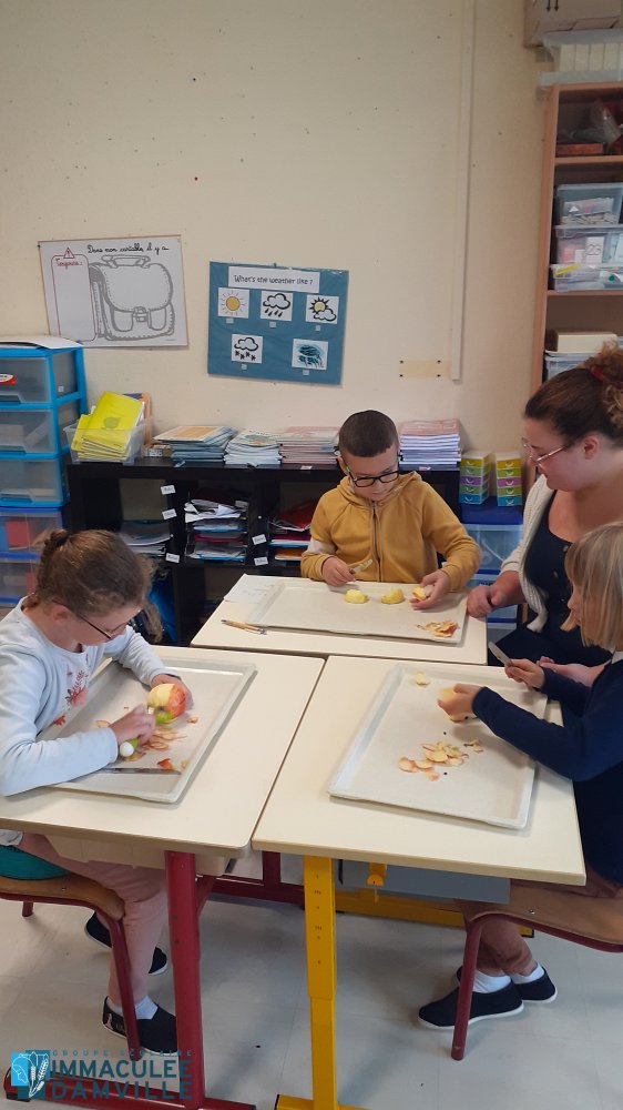 Ateliers cuisine en CP-CE1