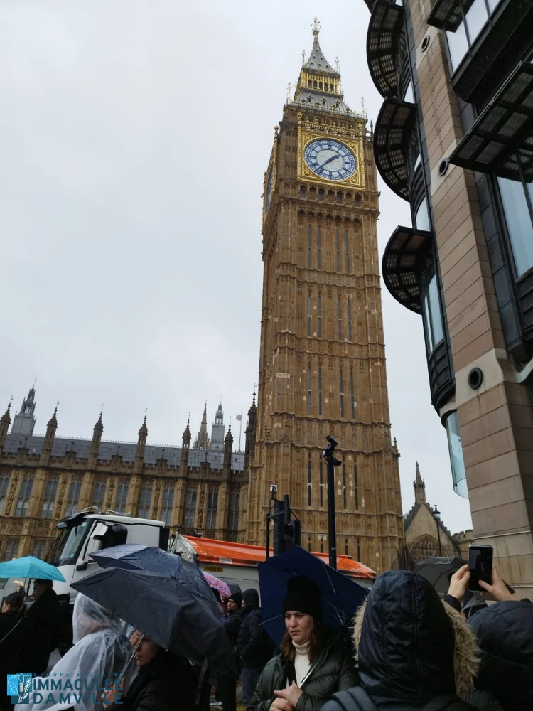 Journée 2 en Angleterre pour les 5e